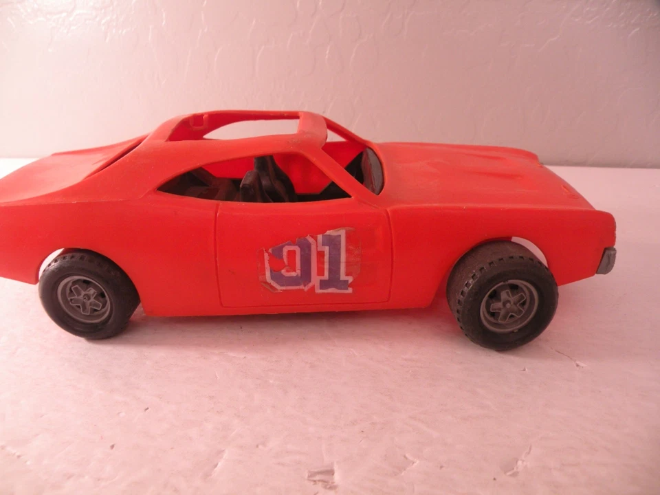 1980 Mego Dukes of Hazzard GENERAL LEE Plastic Toy Model Car Read Incomplete - Image 4 of 4