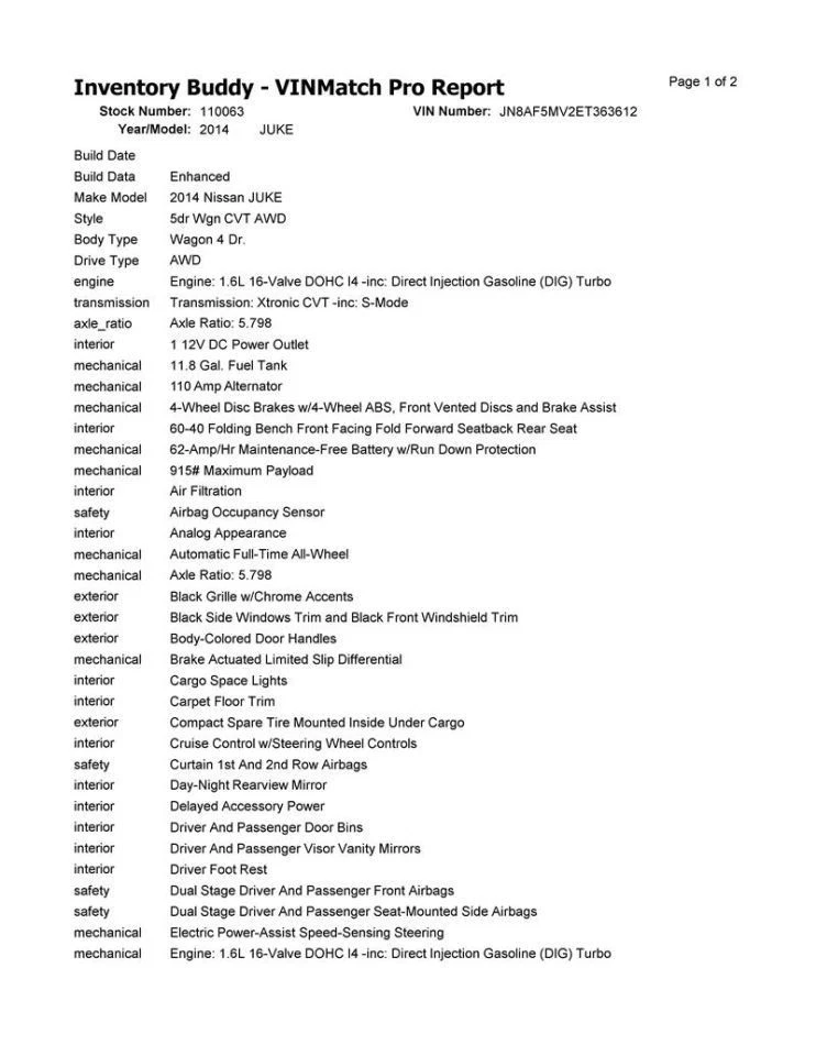 Alternator Nismo Rs Fits 11-17 JUKE 10292739 - Image 2 of 4