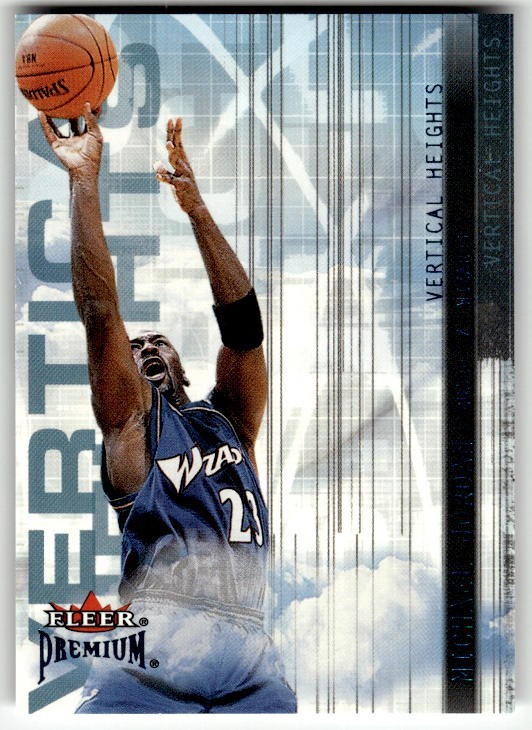 2001-02 Fleer Premium - Vertical Heights Michael Jordan #14 Wizards