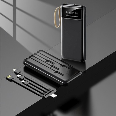 20000mAh LED Power Bank Charger Ladegerät Externer Batterie LED 2USB Akku DE