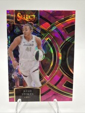 2024 Panini Select WNBA - Premier Level Kiah Stokes #179 Pink Ice Prizm