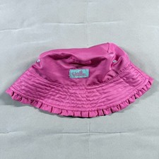 UV Skinz Toddler Girls Reversible Bucket Sun Hat 50 spf Pink Blue Size 3T