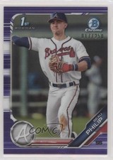 2019 Bowman Draft Chrome Purple Refractor 17/250 Beau Philip #BDC-128 0c6