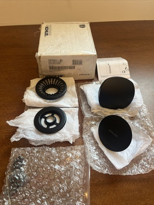#ad Kohler T37391 BL Bathtub Waste amp; Overflow Trim Assembly Matte Black $34.99