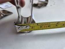 Stainless Steel Badge Bar Clips For Car, Scooter And Motorcycle x4