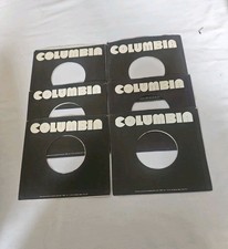 45 RPM 7" RECORD SLEEVES CO. SLEEVE 6 PACK SEE PHOTOS Columbia Records SLV327