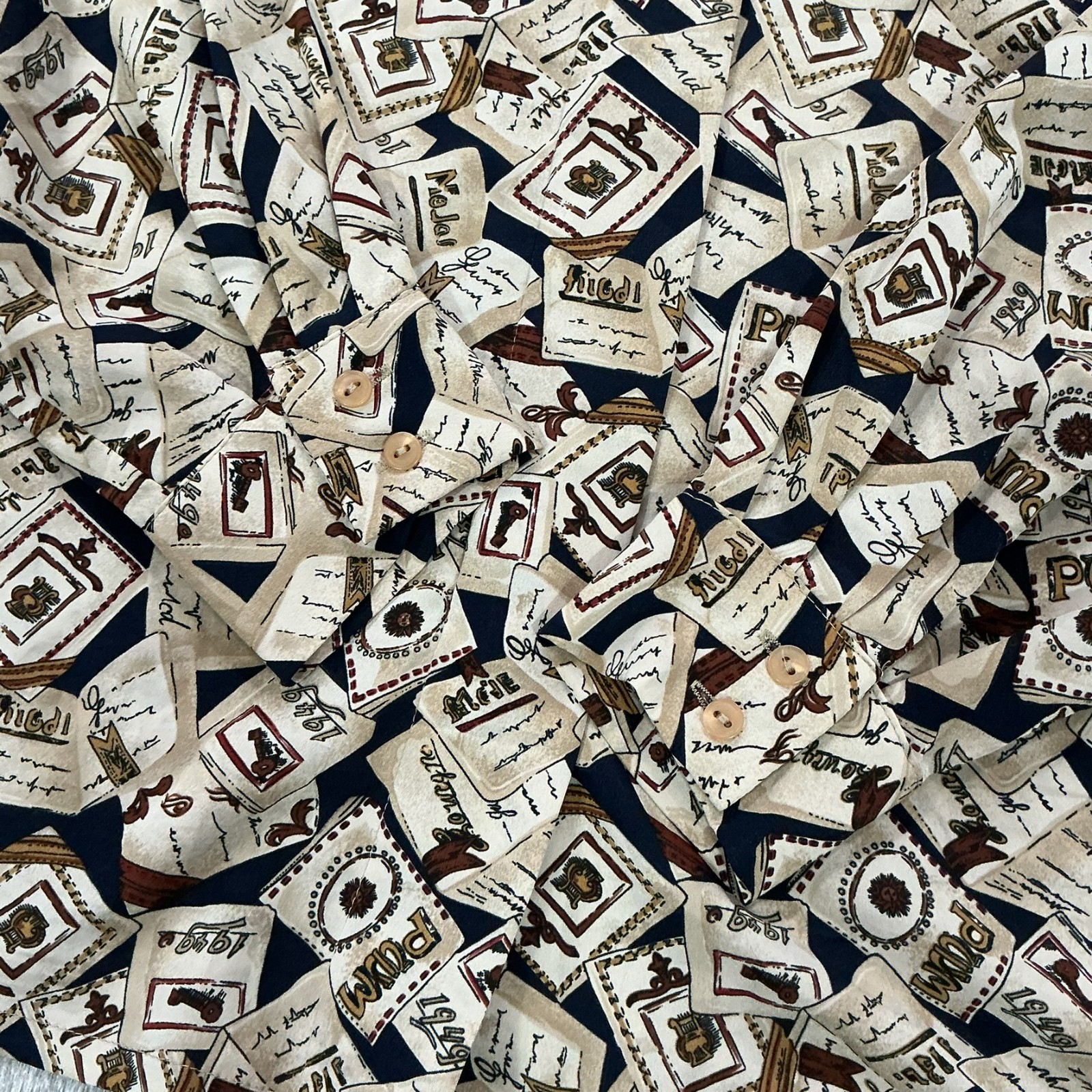 Vintage Women's Pendleton Pattern Long Sleeve Shi… - image 5