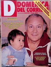 La Domenica del Corriere 17 Gennaio 1981 Bongiorno Claudio Villa Totò Berlusconi