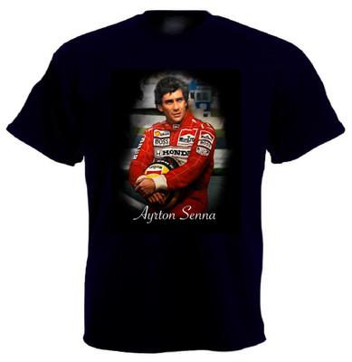 Ayrton Senna T-shirt Formula One World Driver' Champion T-Shirt All Size S To 4X