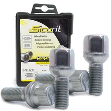 Felgenschloss Kugelbund R12 M12x1,5 24mm für Smart Cabrio City-Coupe Crossblade