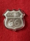 1 oz .999 Silver Icons of Route 66 Shield Oklahoma Round Barn-MINT CONDITION
