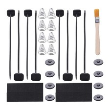 Radiator Fan Mount Zip Ties Clips Easy Installation Coolers Mounting Tie Strap