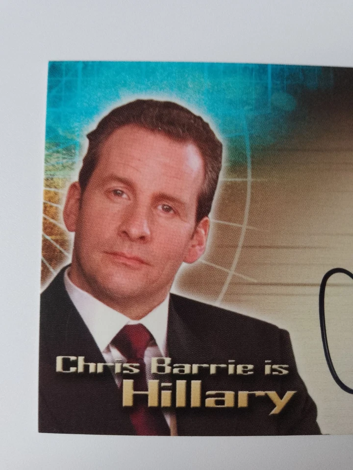 Chris Barrie Inkworks 2003 Tomb Raider The Craddle of Life Autograph A2 Hillary - Image 3 of 4