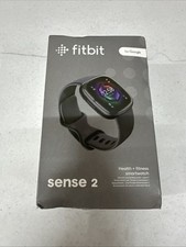 Fitbit Sense 2 24mm Health  Fitness Smart Watch FB521BKGB - Open Box