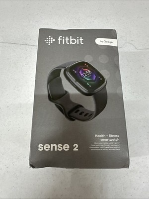 Fitbit Sense 2 24mm Health & Fitness Smart Watch FB521BKGB - Open Box