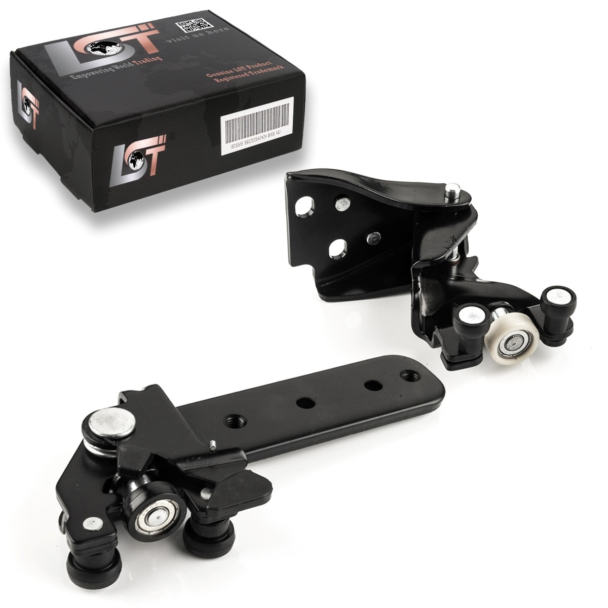2x Sliding Door Roller Guide Left Centre Lower Set for Citroen Peugeot Fiat Qubo