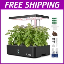 Hydroponics Growing System Kit with LED Grow Light