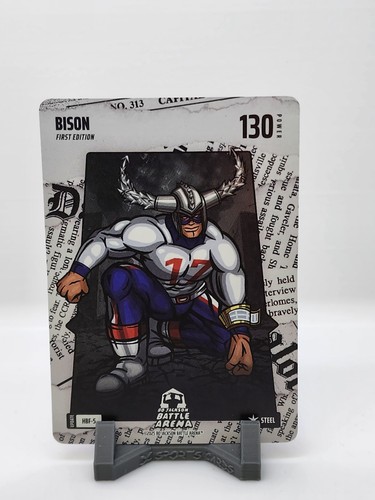 2025 Bo Jackson Battle Arena Alpha Edition HEADLINER Battlefoil Bison