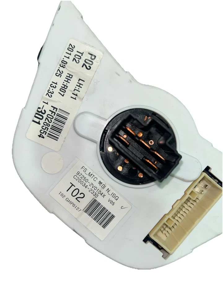 Hyundai Veloster 2012 2017 calefacción aire acondicionado control de temperatura acabado opaco OEM Foto 3 de 3