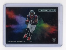 2022 Panini Obsidian Dameon Pierce Colorblast Black #CBB-DPI RC