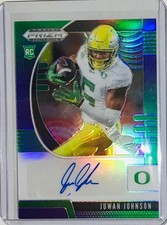 Juwan Johnson 2020 Panini Prizm Draft Picks Green Purple Autographs (RC) /199