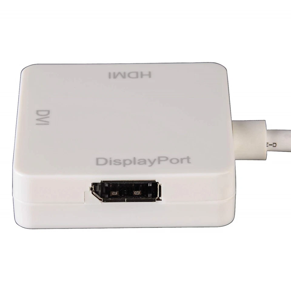 Hama 3in1 Mini DisplayPort Adapter auf HDMI DVI DP Kabel Thunderbolt 4K Ultra HD - Bild 3 von 4