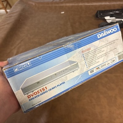 Daewoo DVD Player DVDS151 Tested/ Works W/ Remote And Manual