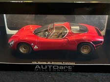 AUTOart Alfa Romeo 33 Stradale Prototype 1/18 Diecast Model Car Used Boxed
