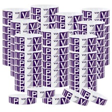 Waterproof Event Wristbands Paper Party Armbands 100 Pack