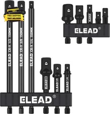 11-Piece Impact Socket Adapter Set, 1/4-Inch Hex Shank, 1/4" 3/8" 1/2" Impact So