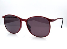 Vintage Marchon CFG-1 Red Oval Sunglasses W/NEW LENSES 