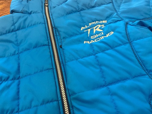 Spyder Jacket KIDS YOUTH Sz 16 Blue Full Zip Hooded Alpine TR2 Ski Racing - Picture 6 of 16