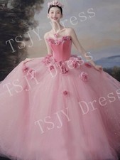 Noble Evening Formal Party Ball Gown Prom Bridesmaid Wedding Flower Dress T19968