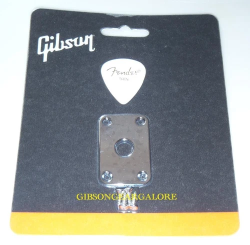 Gibson Explorer Jack Plate Input Chrome Metal Cord Output Guitar Parts Custom HP