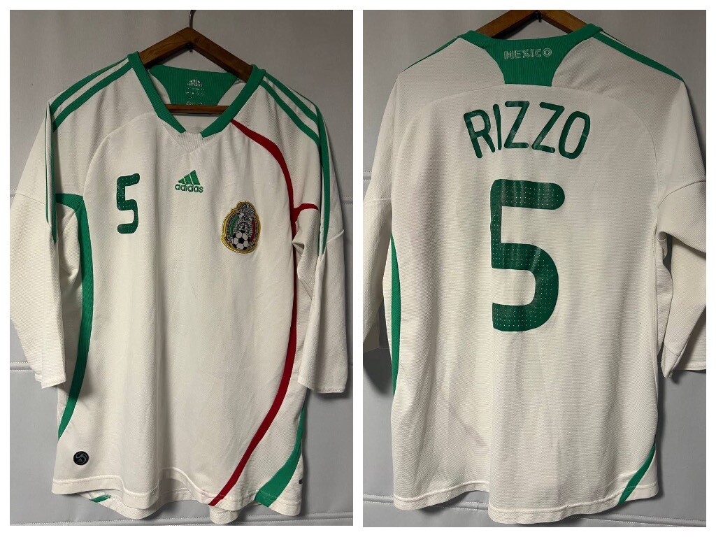 Mexico NT (2007/08) #5 Rizzo - Away - Authentic Soccer / Football Jersey