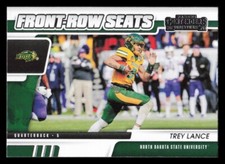 2021 Panini Contenders Draft Picks Front Row Trey Lance Rookie Football Card #7. rookie card picture
