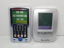 Excalibur Electronics Handheld Games Texas Hold Em + Crossword Puzzle