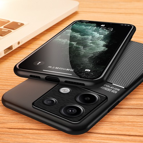 Rugged Magnetic Glossy Case + Tempered Glass For Xiaomi Redmi Note 13 12 Pro - Picture 5 of 16