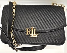 Lauren Ralph Lauren Quilted Caviar Madison Leather Crossbody