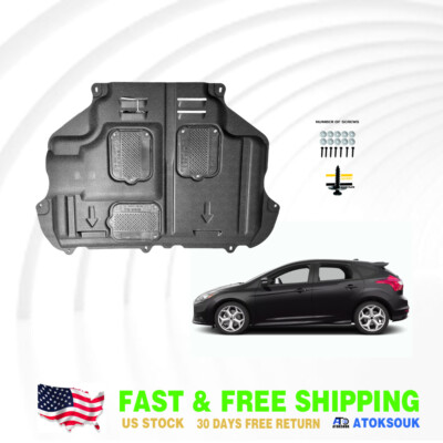 Front Skid Plate For Ford Focus ST 2013-2018 Impact Resistant Engine Guard Cover