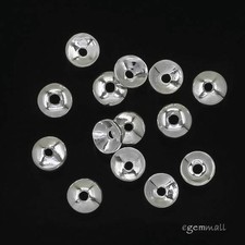 40 Sterling Silver Simplicity Bead Cap 3mm 97869
