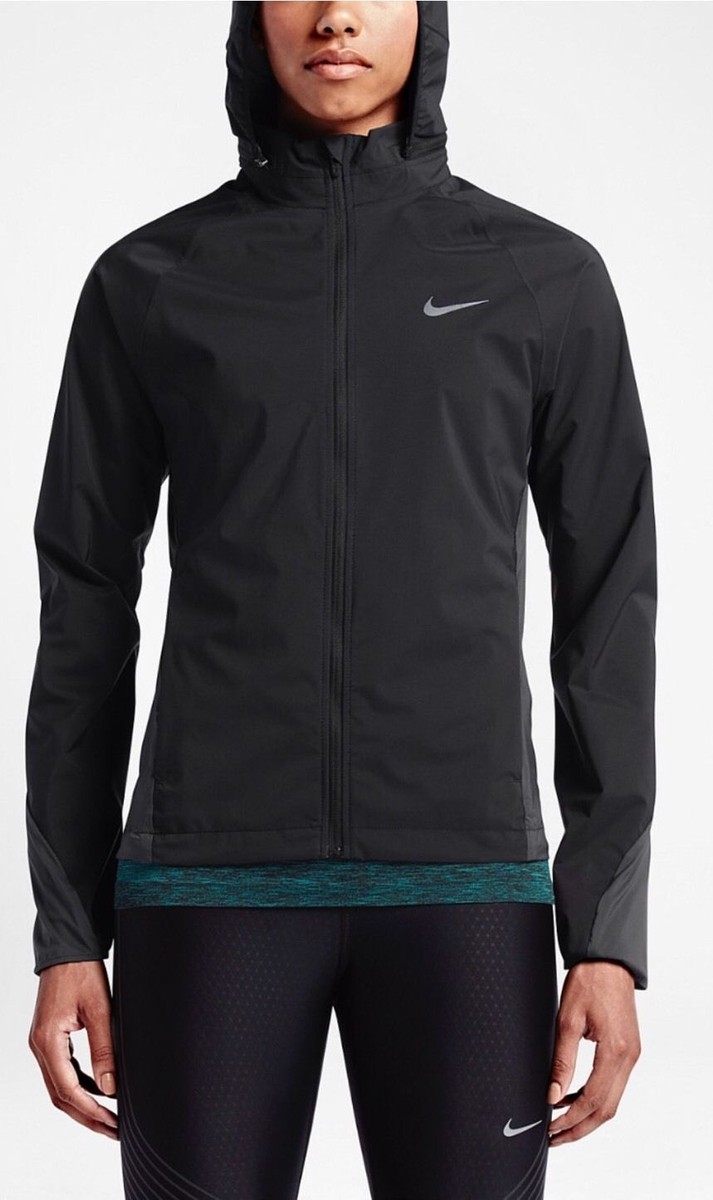 NWT $175 WOMEN'S NIKE SHIELD RUNNING JACKET SIZE LARGE 820565 010
