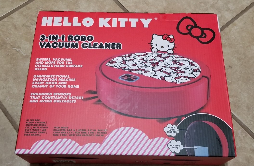 Sanrio Hello Kitty 3-in-1 Robot Vacuum Cleaner (RED) | eBay