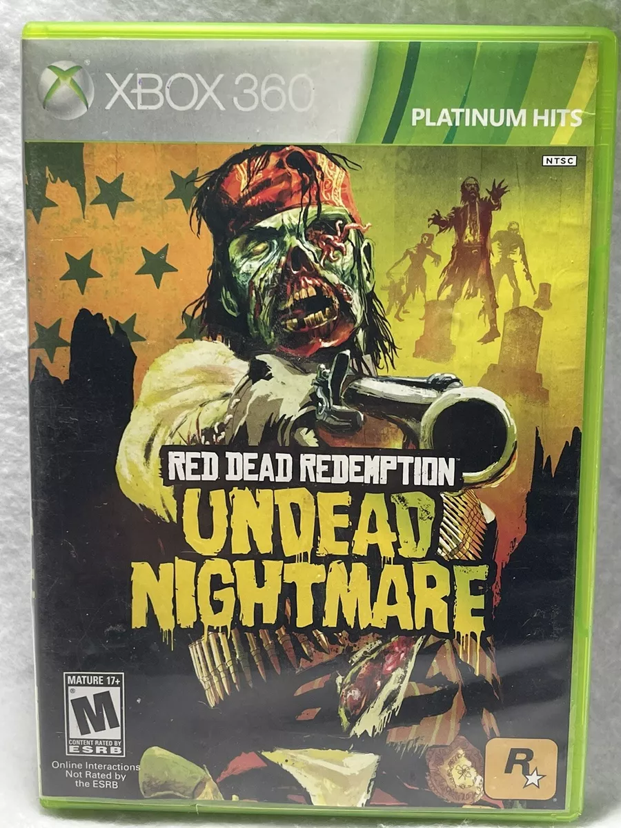 jogo red dead redemption undead nightmare xbox 360 original