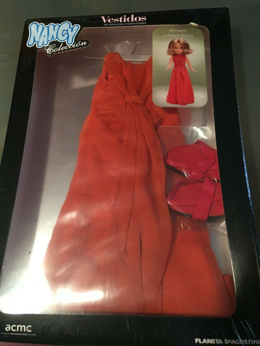 FASCÍCULO 34 Y VESTIDO DE JUANJO OLIVA,VESTIDOS GRANDES DISEÑADORES NANCY