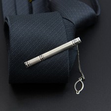 Pince a Cravate,6cm,Argenté,Style,Mode,Idée Cadeau Homme,Noel,Fête Père,Annivers