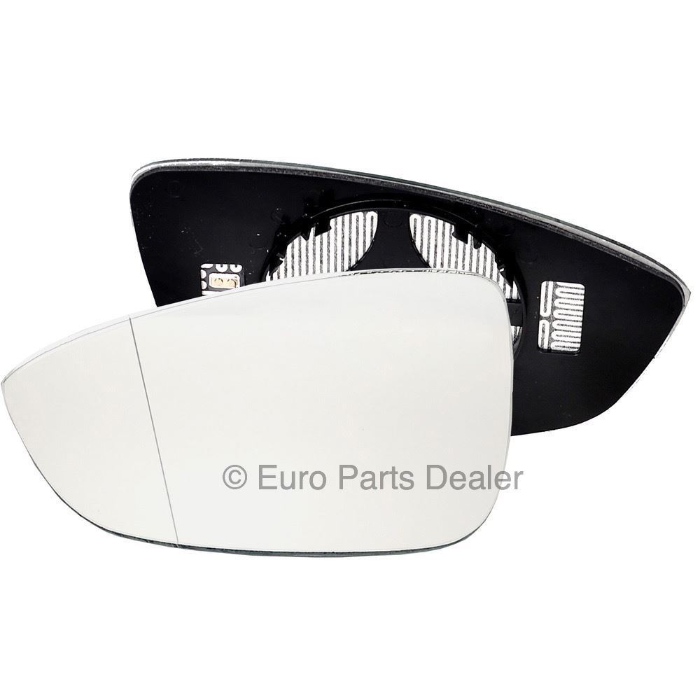 Wing mirror glass for VW Passat 10-14 Passenger side Aspherical Heated