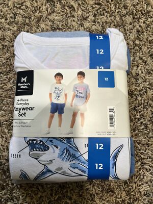 Members Mark Boys 4 Piece Playwear Set Size 12