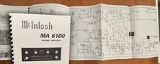 McIntosh MA 6100 PreAmp Amplifier Service Information