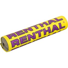 RENTHAL VINTAGE SX MX 10" YELLOW / BLACK / PURPLE BAR PAD P354